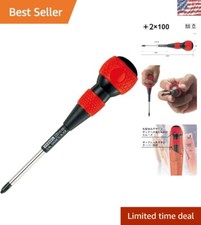 Soft Grip No.2 Phillips Screwdriver - Chrome Vanadium with Magnetic Feature