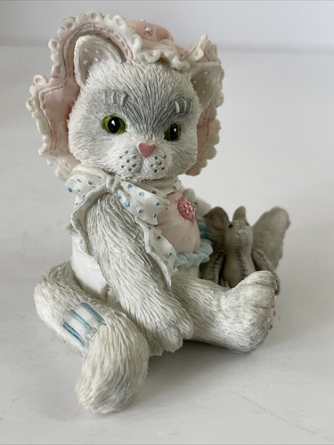Vintage 1992 Enesco Calico Kittens "Love's Special Delivery" P. Hillman #628425 - Bild 6 von 12