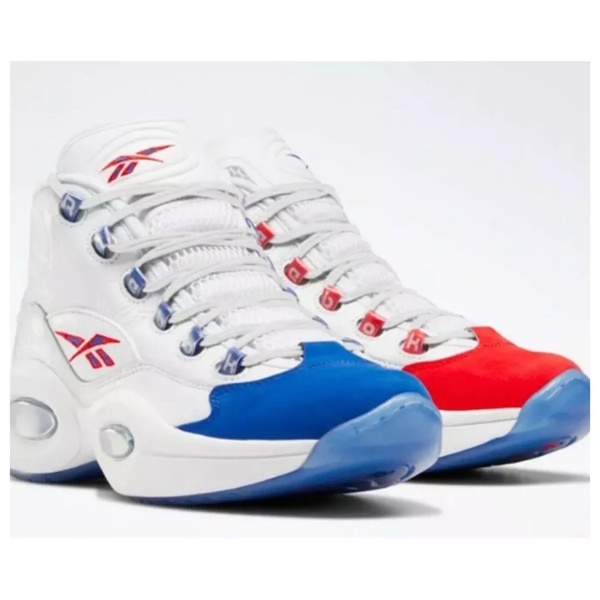 Reebok Classics Question Mid Double Cross Basketball Allen Iverson Youth FV8122