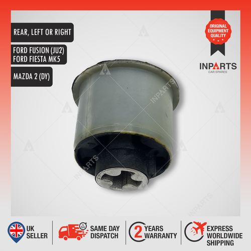 Rear Axle Trailing Arm Beam Bush Mount Fits Ford Fiesta Mk5 Fusion Ju2 Mazda 2 - Picture 3 of 12