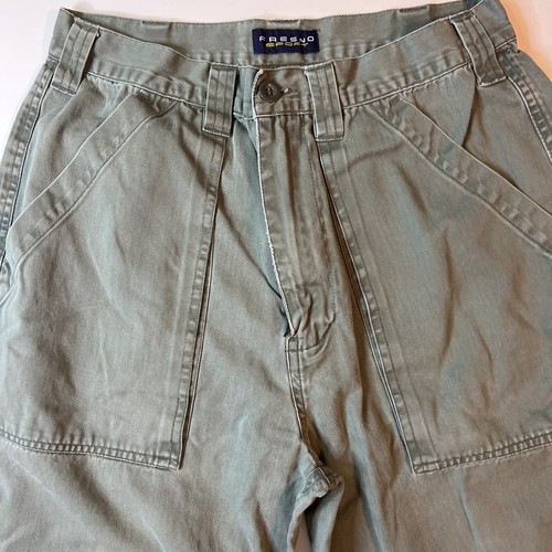 Fresno Sport Men’s Shorts Size W30 L18 Green Skate Shorts 30x18 SkateBoard Pics
