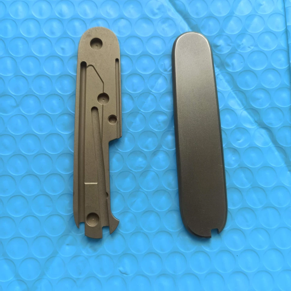 1 Пара латуни нож ручки весы для 91 мм Victorinox швейцарские армейские ножи - Изображение 3 из 4