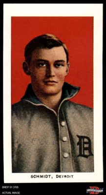 1909 T206 Reprint #427 Boss Schmidt Portrait Tigers VARIATION 8 - NM/MT