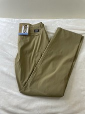 Eddie Bauer Tech Men's Chino Pants Khaki 32 X 32 Water Repellent UPF50 Stretch