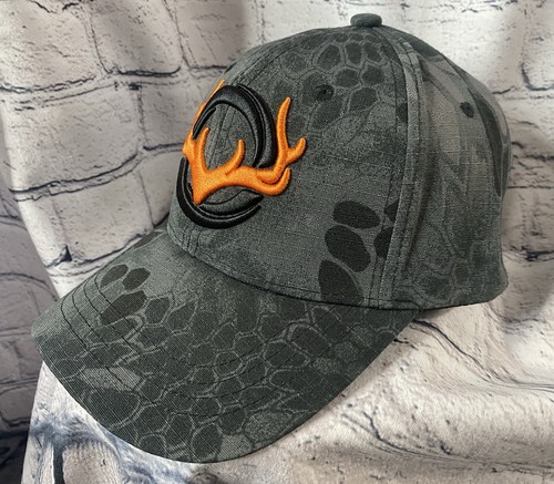 Neu ohne Etikett Browning Truckermütze gesticktes Logo verstellbar schwarz/grau Tarnmuster Jagd - Bild 3 von 4