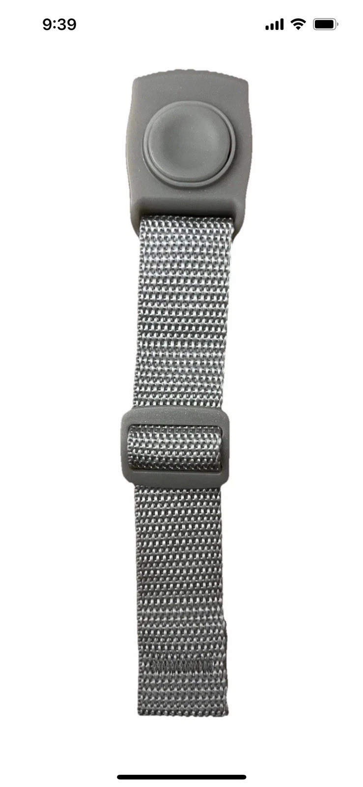 Graco DuetSoothe Swing High Chair Replacemen Crotch Strap Buckle Gray 8-1/4"