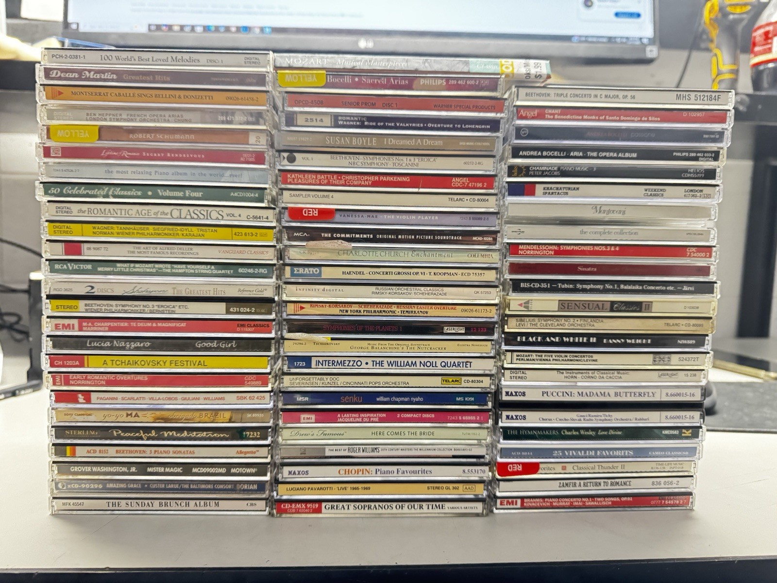 Lot of 25 Classical Music CDs | Random Mix | Mozart Beethoven Bach & More