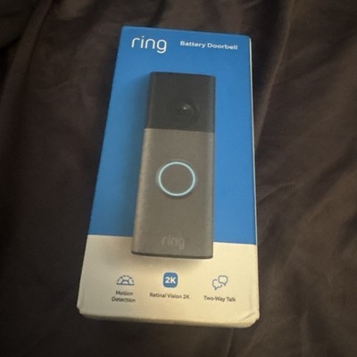 Ring - Battery Doorbell (newest model) Retinal 2K with wide-angle video, up t...