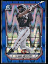 2026 Bowman Kaelen Culpepper Chrome Prospects Blue Raywave Refractor #/150