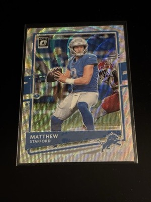 Matthew Stafford 2020 Panini Optic Silver Wave Prizm /199 Lions 35 PWE