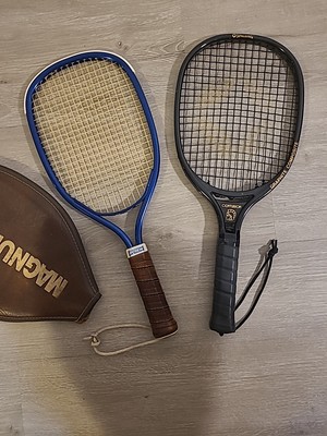 Vintage 1980s EKTELON Magnum (1 Flex) Racquetball Racquet Zip Cover + Centurion