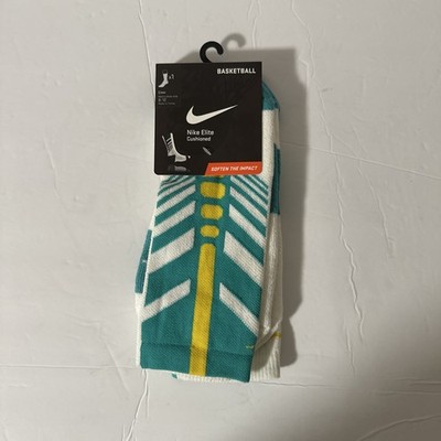 Nike Elite Basketball Cushioned Crew Socks LARGE  (8-12) | Sequalizer Series   