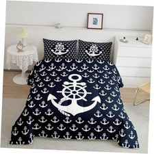 Anchor Decor Comforter Set Size Kids Nautical Themed Comforter Twin Multi 30