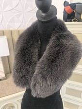 Saga Fox Fur Clip On Collar