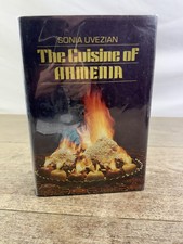Vintage 1974 The Cuisine Of Armenia Sonia Uvezian Recipes Cookbook HC 1st DJ