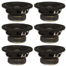 6 Goldwood Sound GW-6024 Rubber Surround 6.5" Woofers 170W each 4ohm Speakers