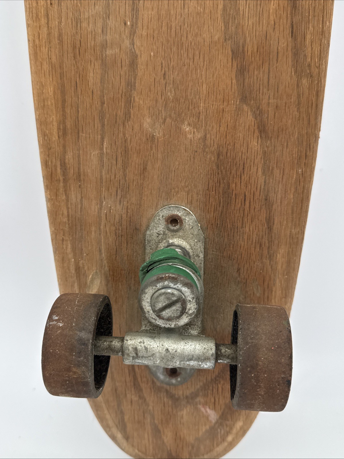 VTG ZIPEES Sidewalk Surfboard 60s Skateboard Manning Mfg Chicago Wood Deck M-444