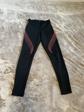leggings damen Sport Schwarz Pink Neu Größe S