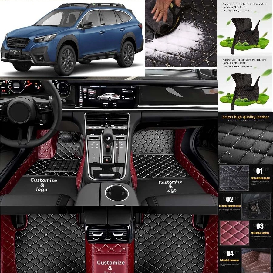 For Subaru Outback Car Floor Mats Auto Carpets All Weather Waterproof - Image 3 of 4