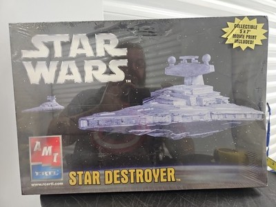 STAR DESTROYER STAR WARS AMT MODEL FACTORY SEALED NEW INCLUDES 5''X7'' MOVIE PRINT
