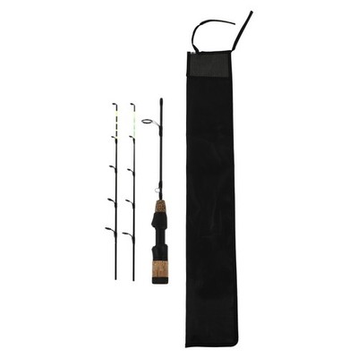 1Pc Doppel Segmente Angelrute Angelrute für Winter Outdoor Angelrute