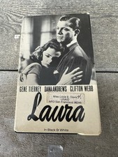 Vintage Beta Betamax Laura Movie Gene Tierney Dana Andrews Clifton Webb