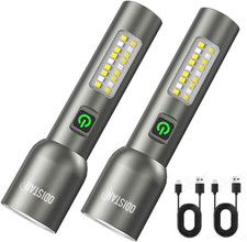 Rechargeable Flashlight High Lumens, 2000 Lumen Super Bright Led Small Powerful