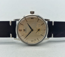 OROLOGIO UOMO VINTAGE OMEGA SUB SECONDO QUADRANTE ARGENTO CARICA MANUALE / X031