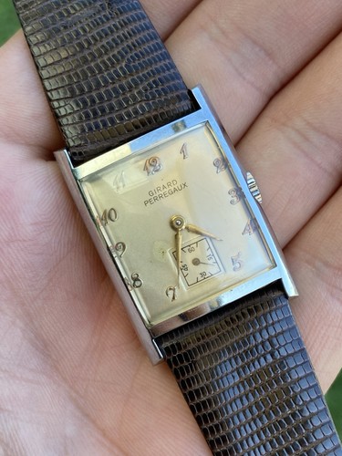 Orologio Watch Girard Perregaux 1791 Tank Vintage Swiss Rare Manual - Picture 20 of 24