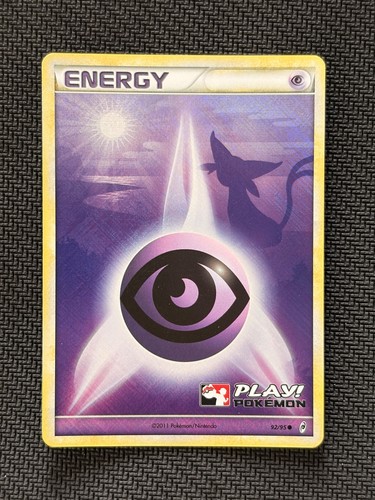 Pokemon HGSS Call of Legends Psychic Energy Play! Pokemon Crosshatch Promo