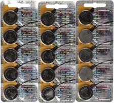 Maxell CR2025 Lithium 3V Batteries Pack of 15