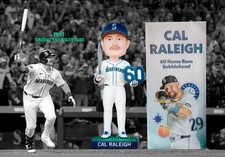 CAL RALEIGH 60 HOME RUNS BOBBLEHEAD SEATTLE MARINERS HR 3/28/26 T-MOBILE