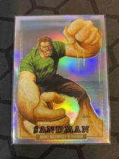 2024 SkyBox Marvel Masterpieces 92 Platinum Sandman #77 Rainbow