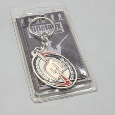 Dale Earnhardt Keychain -The Intimidator 7 Time Champion 1999-Pewter Enamel