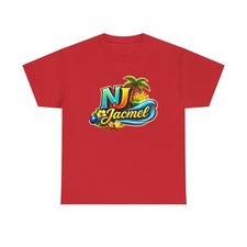 NJ Jacmel Logo T-Shirt | Tropical Palm Beach Vibes