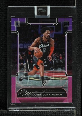 2023-24 Panini One and One Purple 15/25 Cade Cunningham #89 1co7