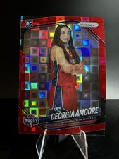 2025 Panini Prizm WNBA Georgia Amoore #103 Red Pandora /199 SP ROOKIE
