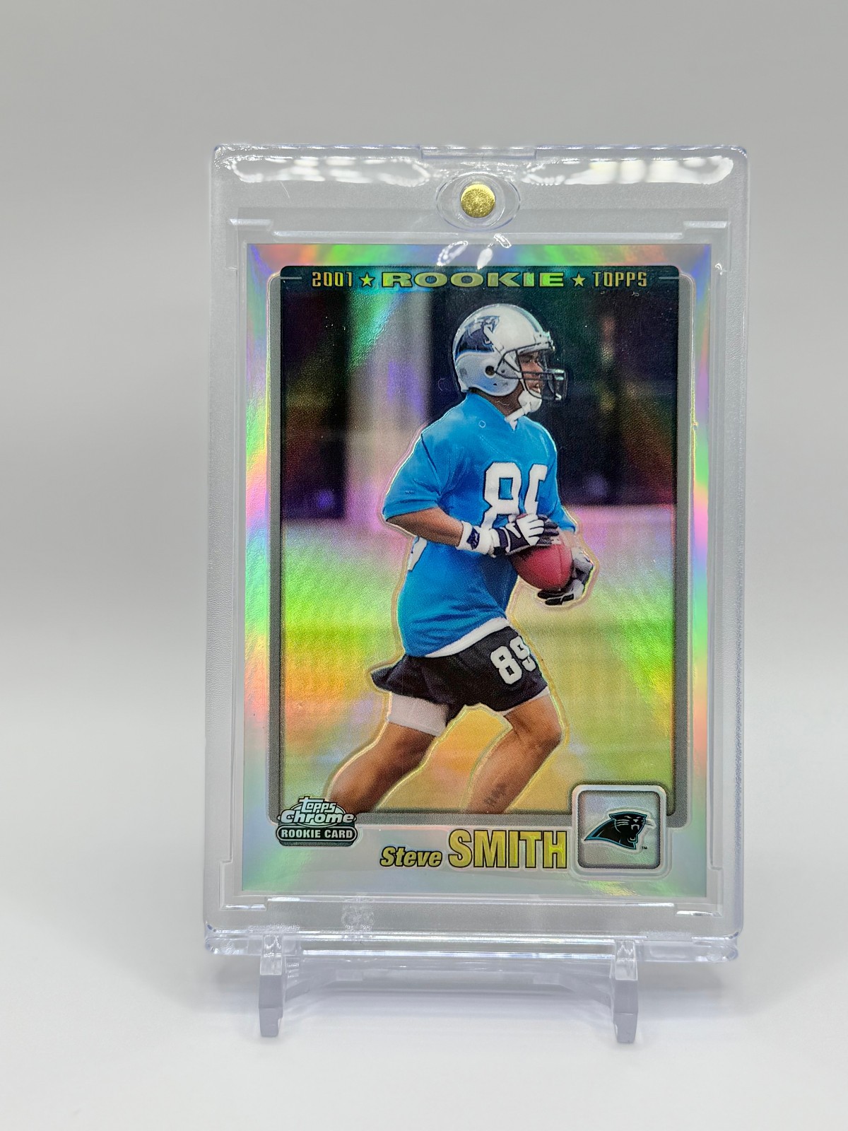 2001 Topps Chrome Steve Smith Rookie RC Refractor #223 /999