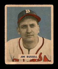 1949 Bowman #235 Jim Russell RC G/VG X3658225