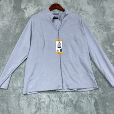 32 Degrees Purple Zip Front Jacket Womens Size XXL a1601
