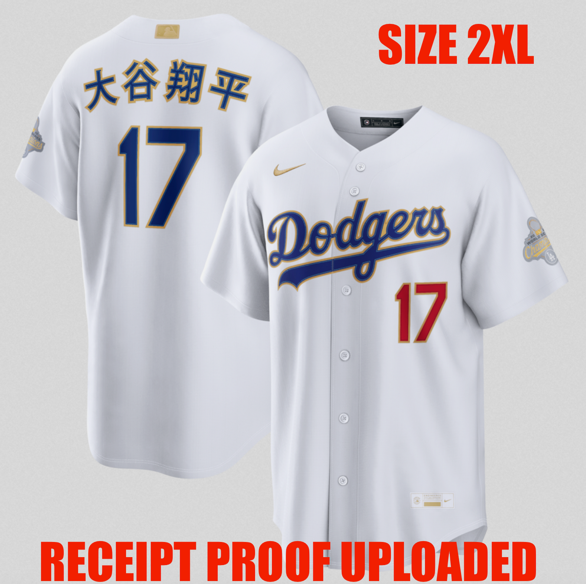 2026 GOLD COLLECTION DODGERS NIKE SHOHEI OHTANI KANJI STADIUM