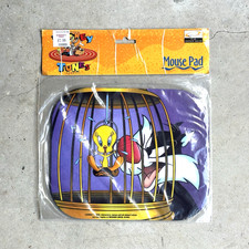 Vintage 1994 Looney Tunes Mouse Pad Sylvester Tweety New Old Stock Sealed