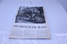 General Motors 24 Page Magazine Black & White Print 14" Vintage