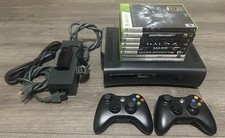Xbox 360 ELITE BLK 120GB Console Bundle. HDMI Rdy. All Major Title. WiFi Adapter