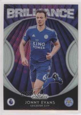 2019-20 Panini Prizm Premier League Brilliance Jonny Evans #B-8 05q7