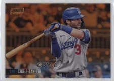 2021 Topps Stadium Club Chrome Orange Refractor 4/25 Chris Taylor #370 00m5