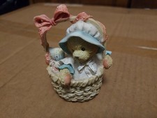 Cherished Teddies 1992 Abigail Inside We're All The Same w/Basket