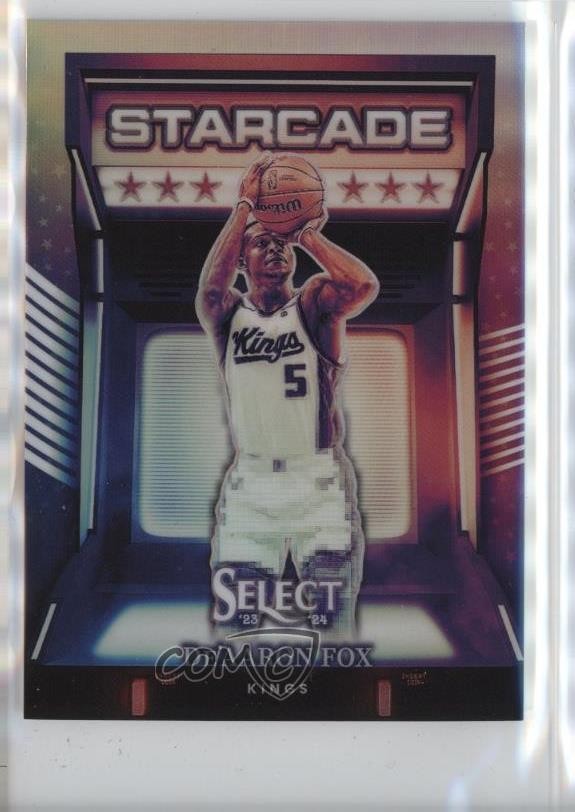 2023-24 Panini Select Starcade De'Aaron Fox #10 1t2r
