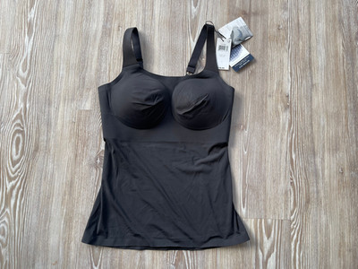 Evelyn & Bobbie Top U-Ausschnitt Trägershirt Tank Support SMALL - neu mit Etikett £78