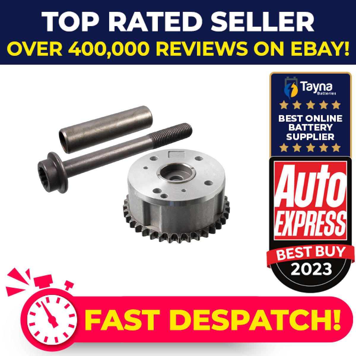 Camshaft Adjuster fits AUDI A1 8X 1.4 10 to 15 03C108088F 03C108088FS2 Febi New